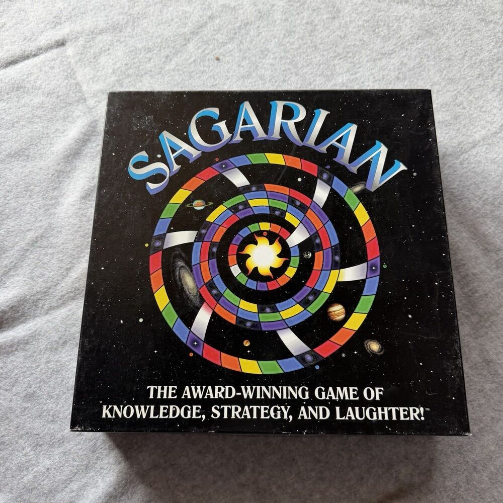Vintage Sagarian A Game of Knowledge Strategy and Luck Board Game 1996